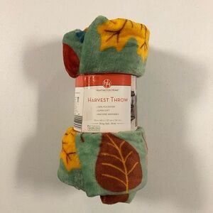 NEW  Huntington Home HARVEST THROW 100% Polyester 50” x 60”